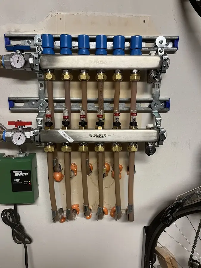 Plumber performing Leak Detection at a residential property in Albion